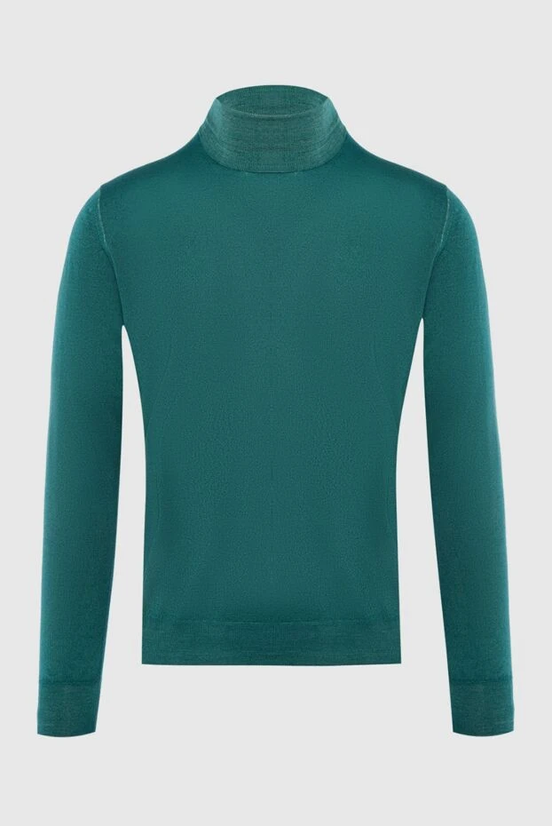 Men's cashmere and silk golf green