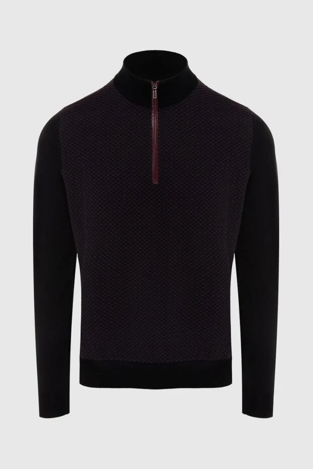 Zilli man cashmere and silk troyer burgundy for men buy with prices and photos 167651 - photo 1