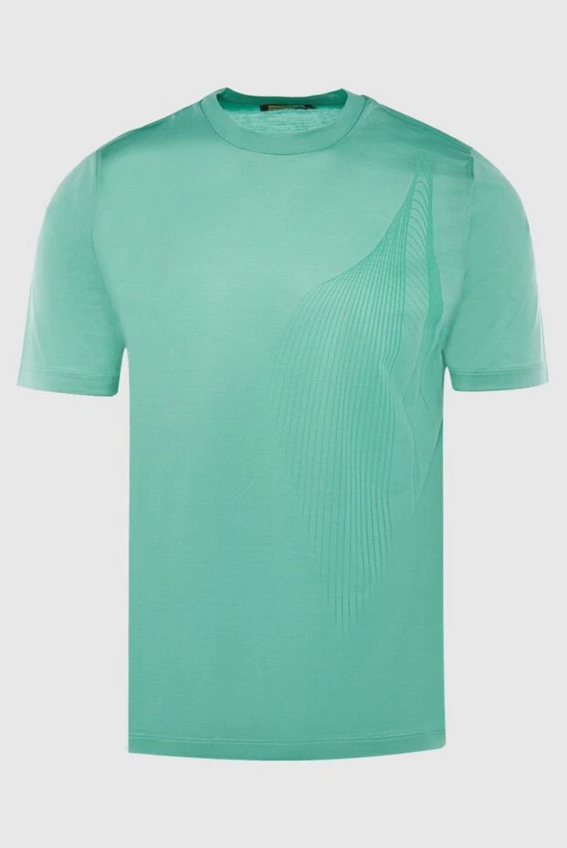 Zilli green cotton t-shirt for men 167689 - photo 1