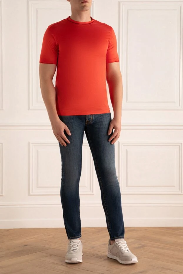 Zilli man red cotton t-shirt for men buy with prices and photos 167691 - photo 2