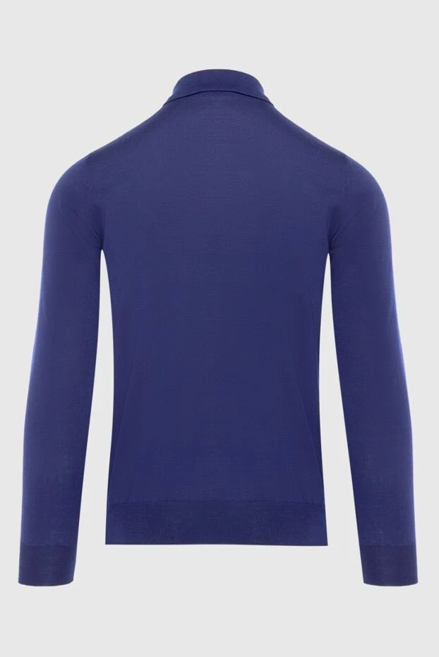 Zilli man purple long sleeve polo shirt in silk and cashmere for men buy with prices and photos 167694 - photo 2