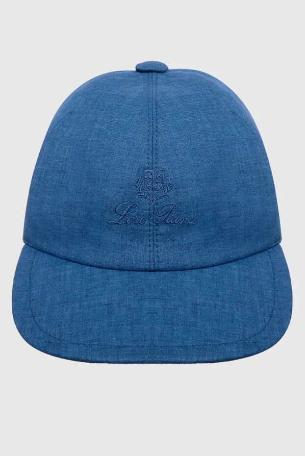 Loro Piana мужские кепка из кашемира голубая мужская купить с ценами и фото 167724 - фото 1