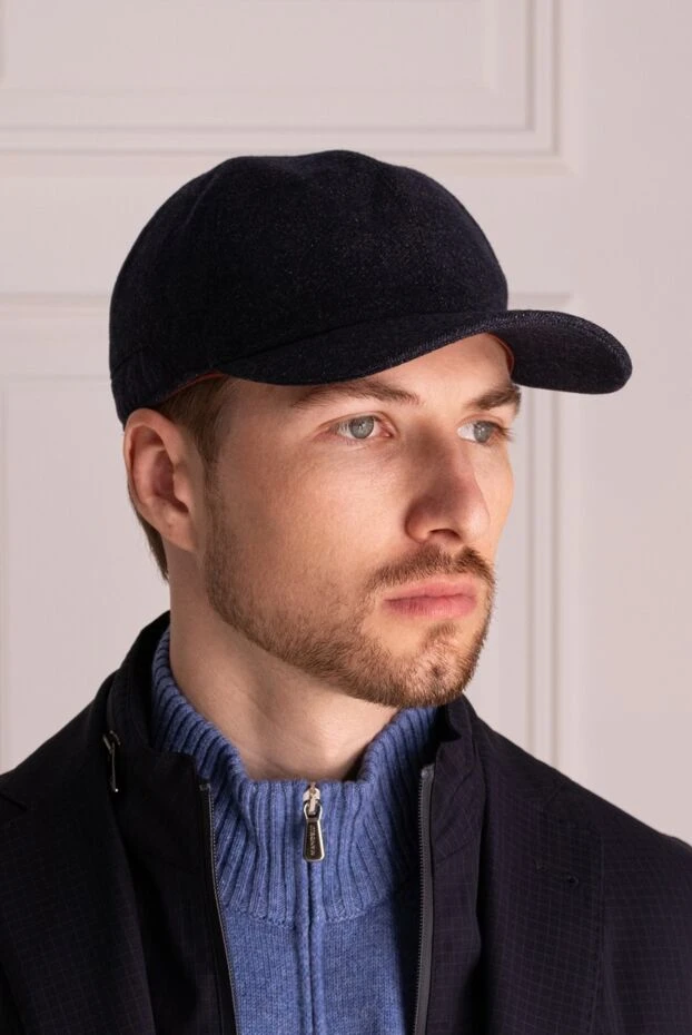 Loro Piana man fleece and cashmere cap gray for men buy with prices and photos 167728 - photo 2