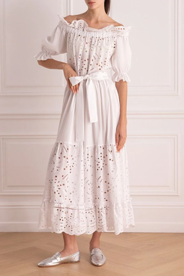 D.Exterior woman white polyester and cotton dress for women buy with prices and photos 167769 - photo 2