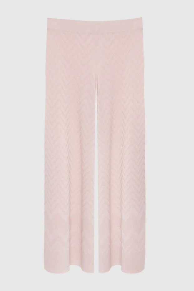 D.Exterior women's pants with a herringbone pattern pink 167782 - photo 1