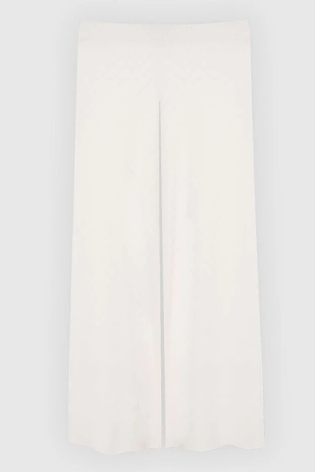 D.Exterior woman white viscose and polyester trousers for women buy with prices and photos 167783 - photo 1