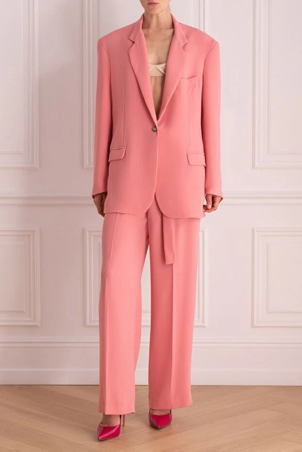 Forte dei Marmi Couture woman women's pink polyester pantsuit 167803 - photo 2