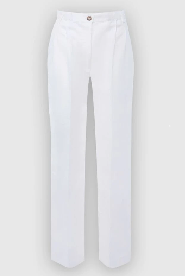 Women's classic-cut pants white