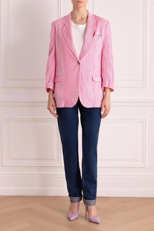 Forte dei Marmi Couture женские жакет розовый женский купить с ценами и фото 167807 - фото 2