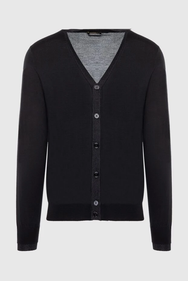 Zilli man men's cashmere and silk cardigan black buy with prices and photos 167817 - photo 1