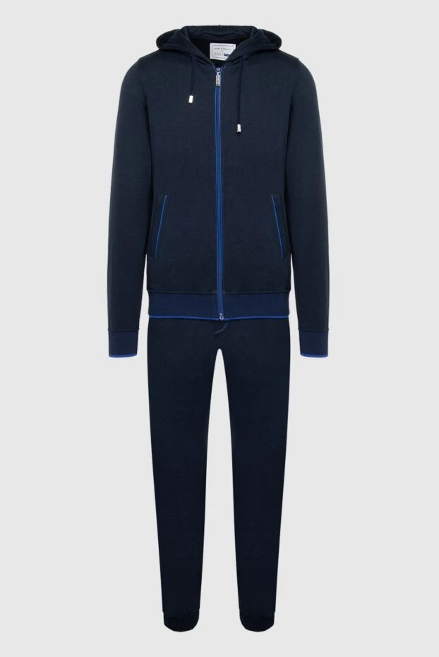 Zilli man men's sports suit made of polyamide, wool and silk, blue buy with prices and photos 167823 - photo 1
