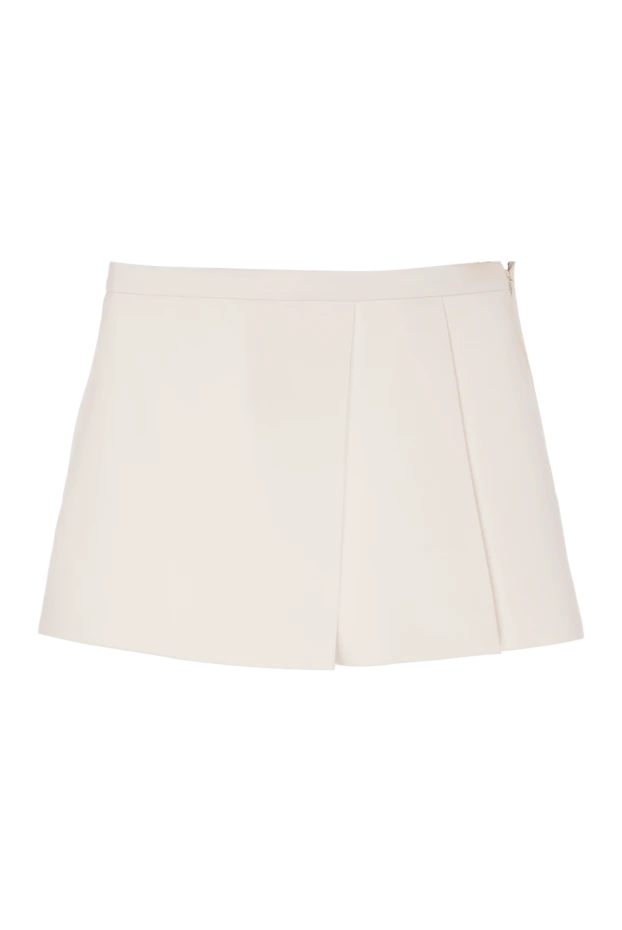 Valentino женские шорты из вискозы белые женские купить с ценами и фото 167842 - фото 1
