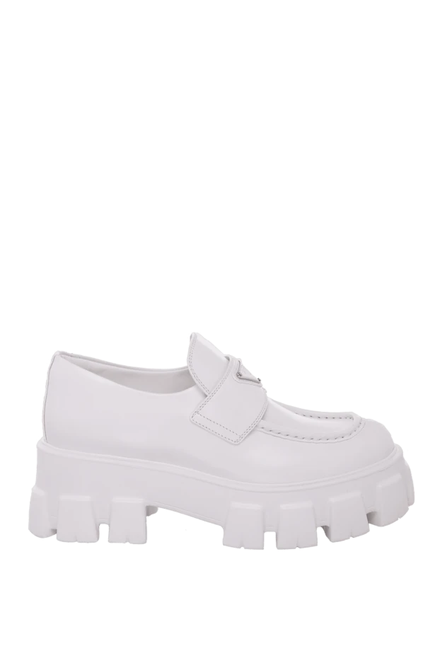 Prada woman white leather loafers for women buy with prices and photos 167853 - photo 1