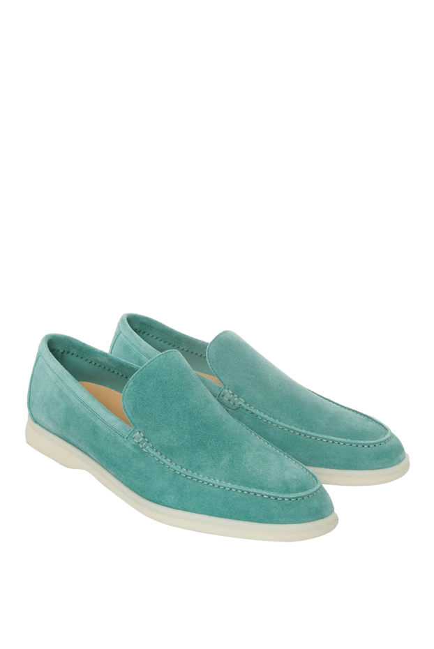 Loro Piana man green nubuck loafers for men buy with prices and photos 167861 - photo 2