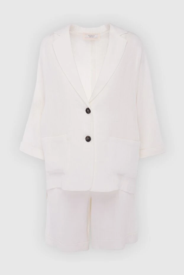 Peserico женские костюм с шортами из льна белый женский купить с ценами и фото 167897 - фото 1