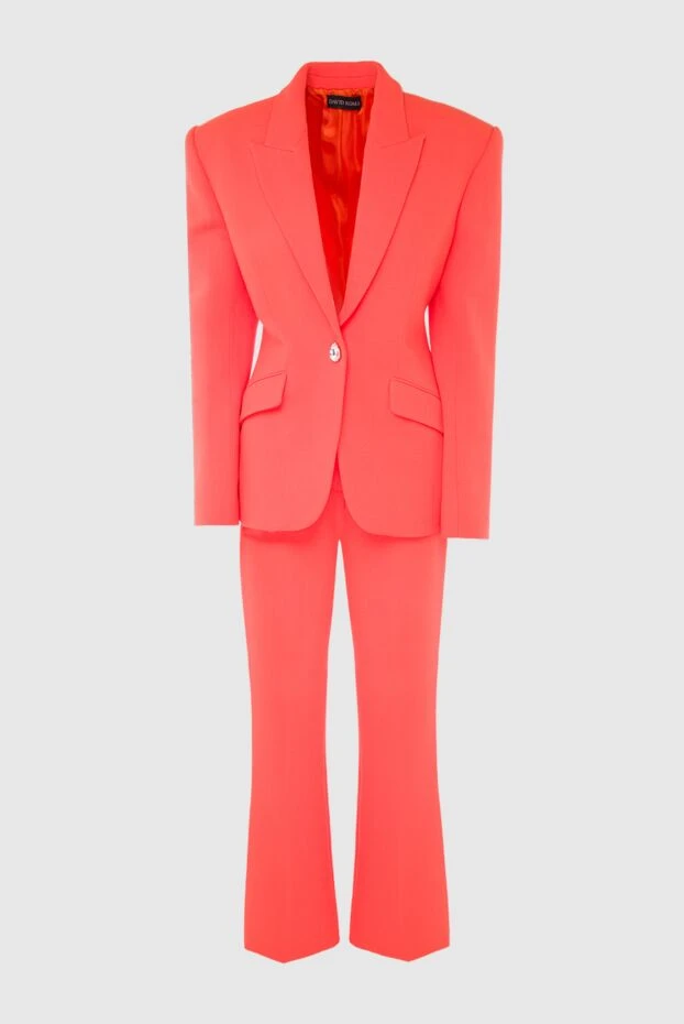 David Koma woman women's orange wool trouser suit buy with prices and photos 167951 - photo 1