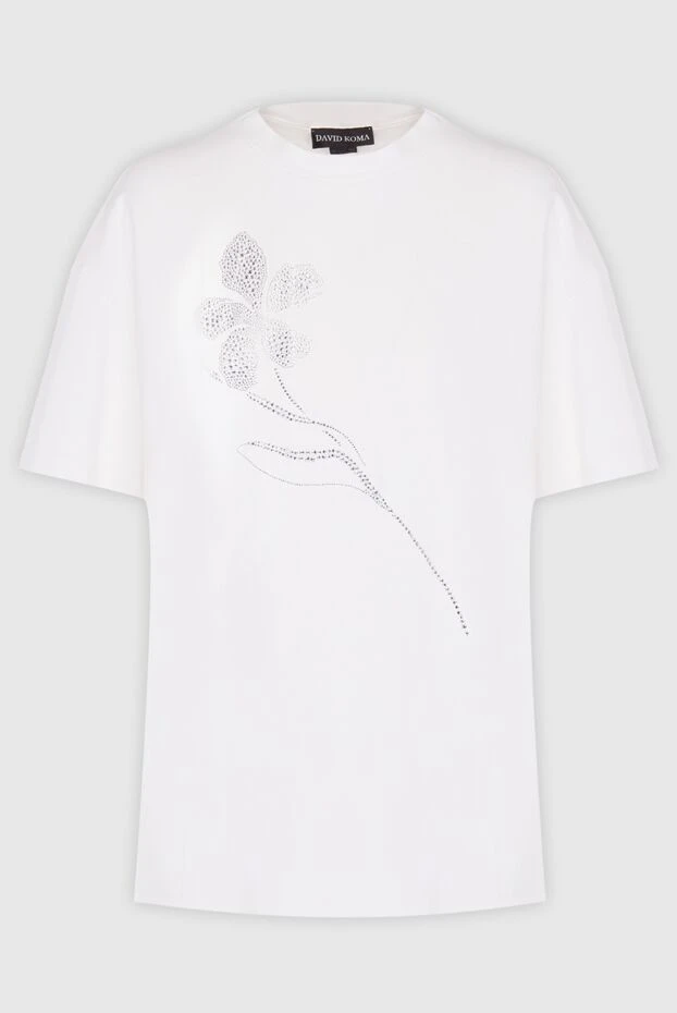 David Koma woman white polyamide and elastane t-shirt for women buy with prices and photos 167958 - photo 1
