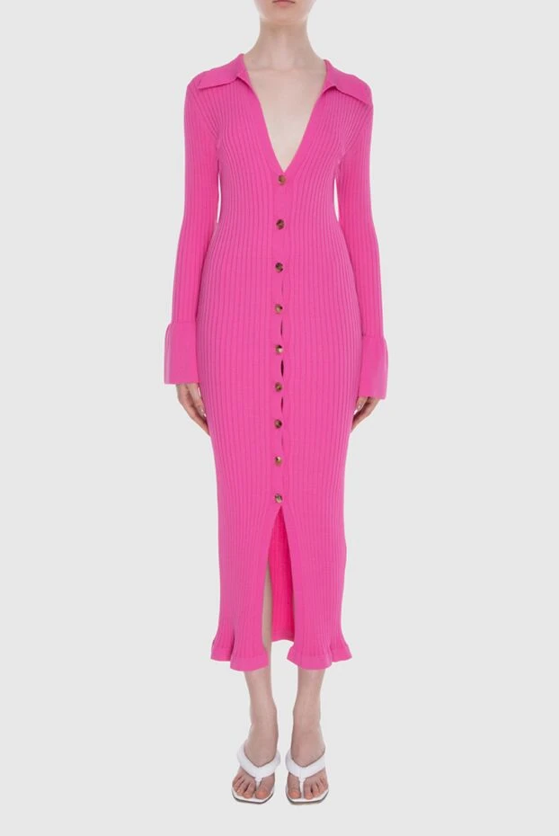 Erika Cavallini woman pink viscose and polyamide dress for women buy with prices and photos 167978 - photo 2