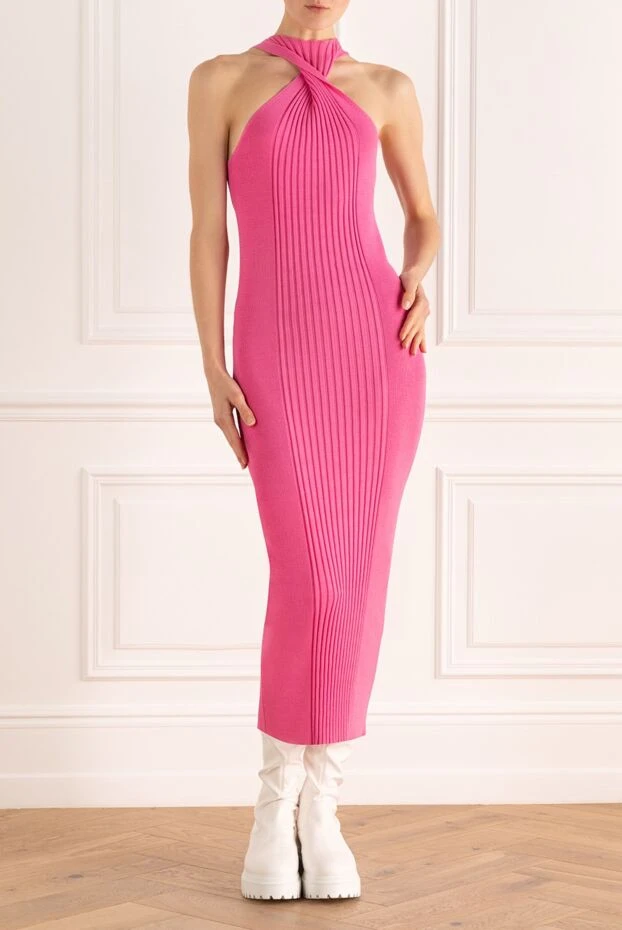 Erika Cavallini woman pink viscose and polyamide dress for women buy with prices and photos 167979 - photo 2