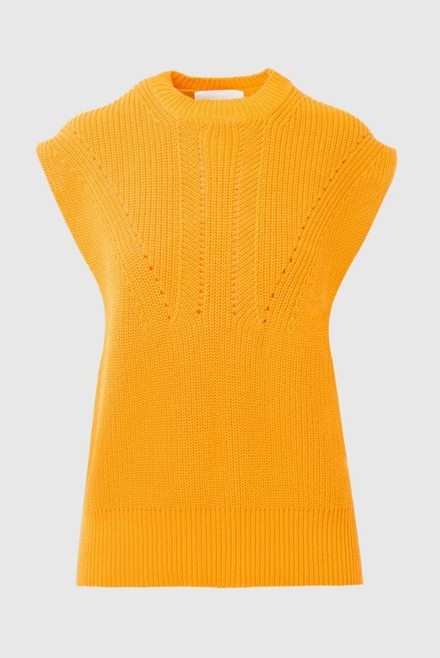 Erika Cavallini yellow cotton jumper for women 167982 - photo 1