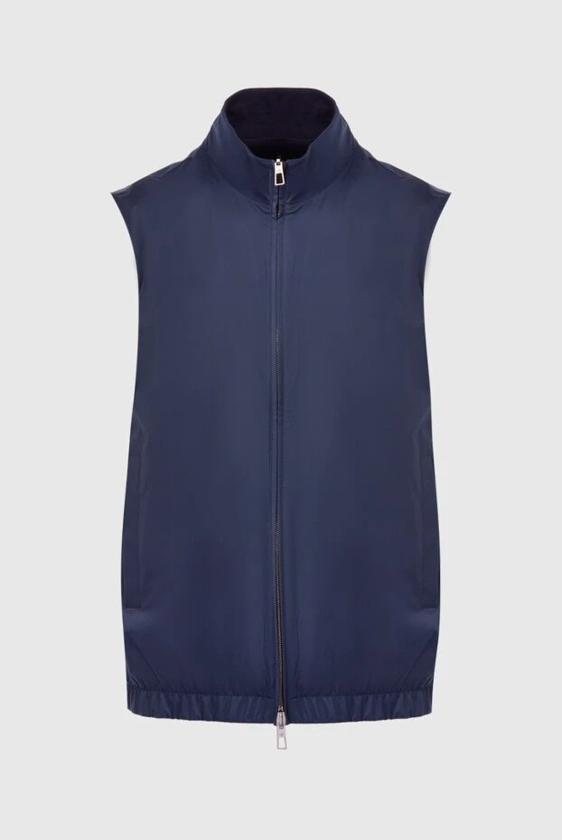 Loro Piana man nylon vest blue for men 167987 - photo 1