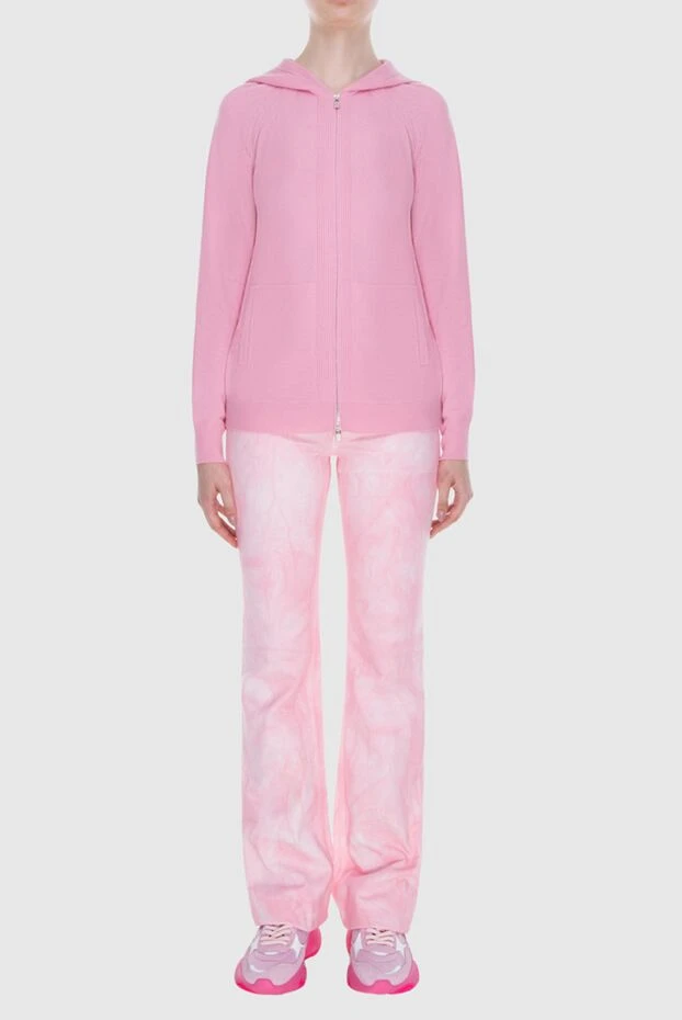 Loro Piana женские худи из кашемира розовое женское купить с ценами и фото 167999 - фото 2