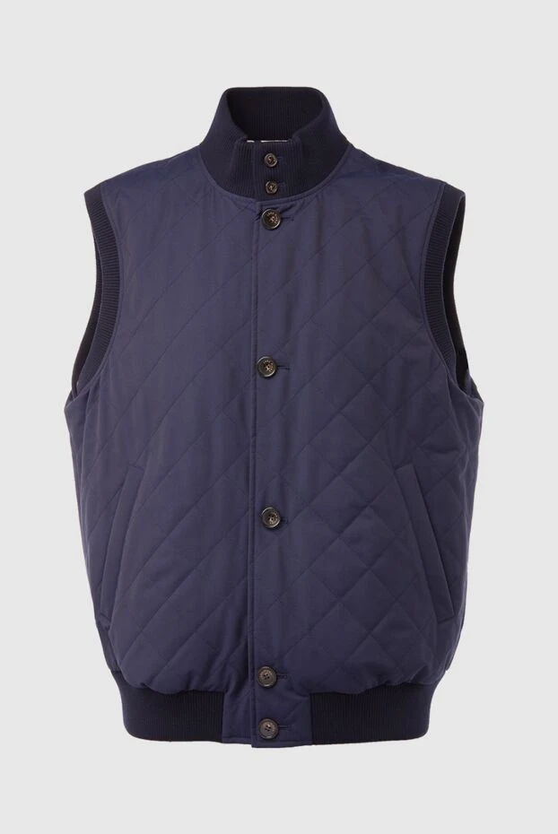 Loro Piana man polyester vest blue for men 168041 - photo 1