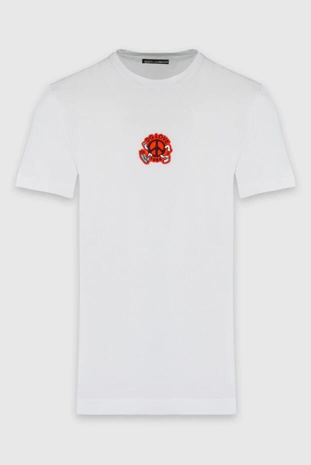 Dolce & Gabbana white cotton t-shirt for men 168075 - photo 1