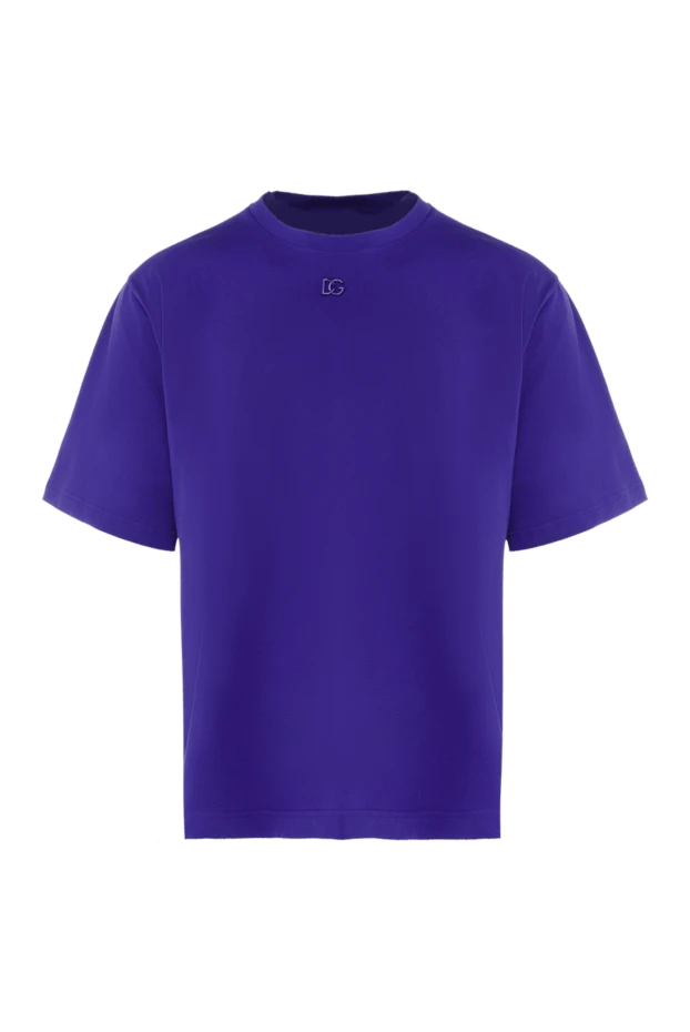 Dolce & Gabbana man purple cotton t-shirt for men 168078 - photo 1