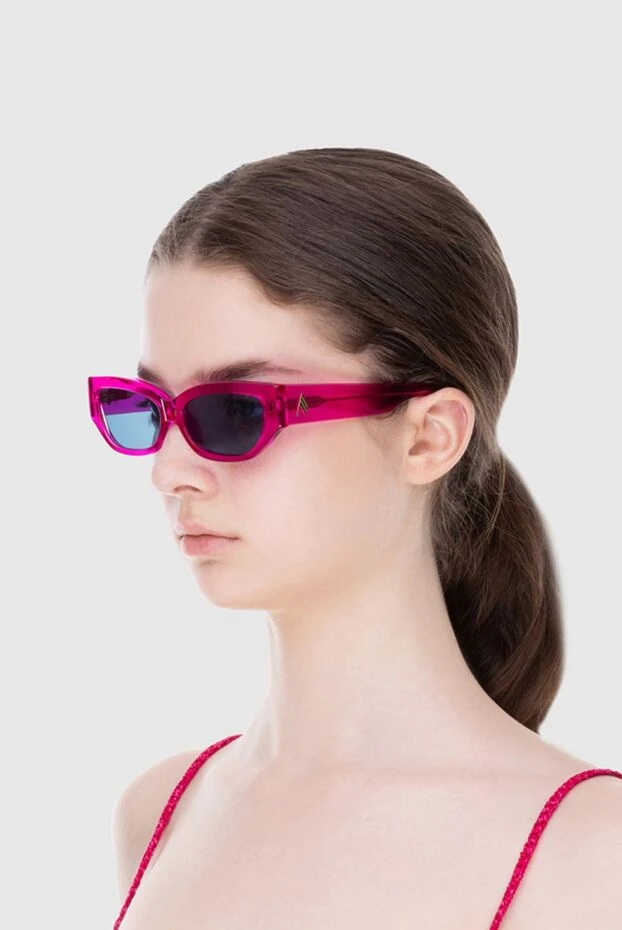 Linda Farrow женские солнцезащитные очки розовые женские купить с ценами и фото 168086 - фото 2