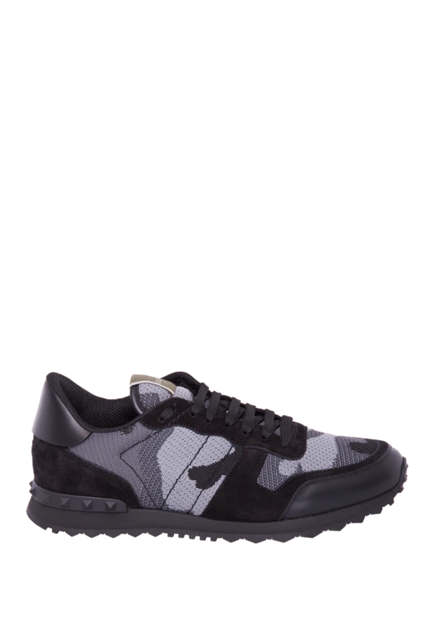 Valentino man sneakers in textile and leather gray for men buy with prices and photos 168143 - photo 1
