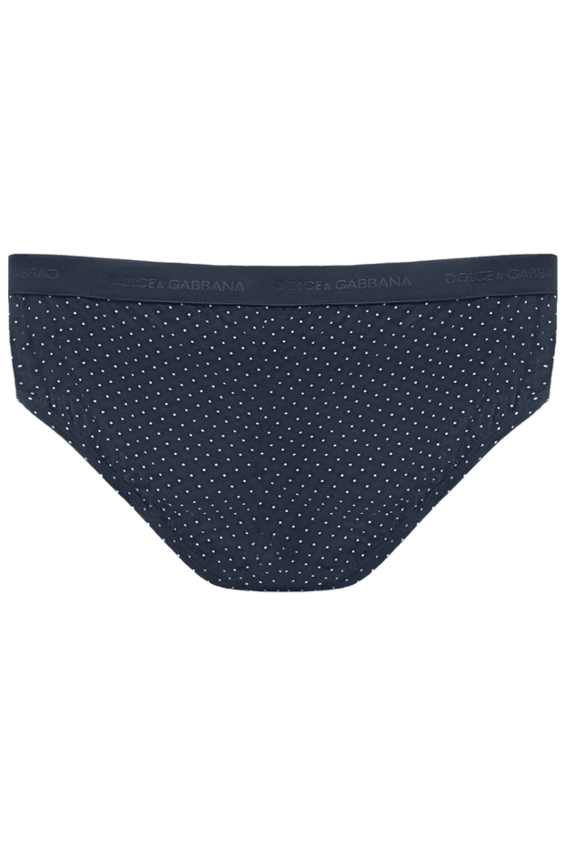 Dolce & Gabbana man briefs made of cotton and elastane, blue for men buy with prices and photos 168150 - photo 2