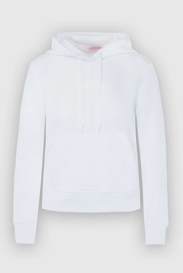 Valentino woman cotton hoodie white for women buy with prices and photos 168153 - photo 1