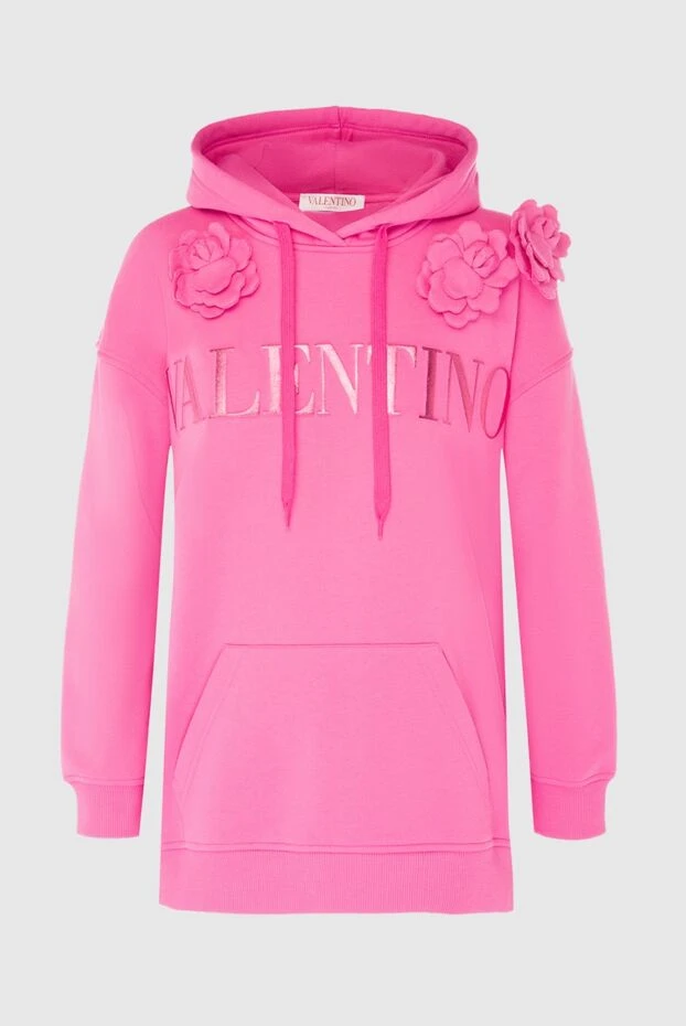 Valentino woman pink cotton hoodie for women 168154 - photo 1