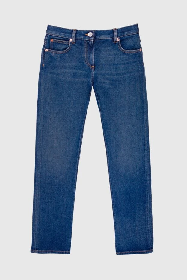 Valentino жіночі джинси з бавовни сині жіночі купити фото з цінами 168155 - фото 1