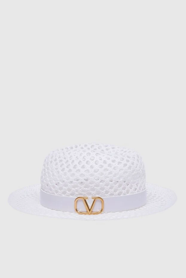 Valentino женские шляпка из хлопка белая женская купить с ценами и фото 168161 - фото 1
