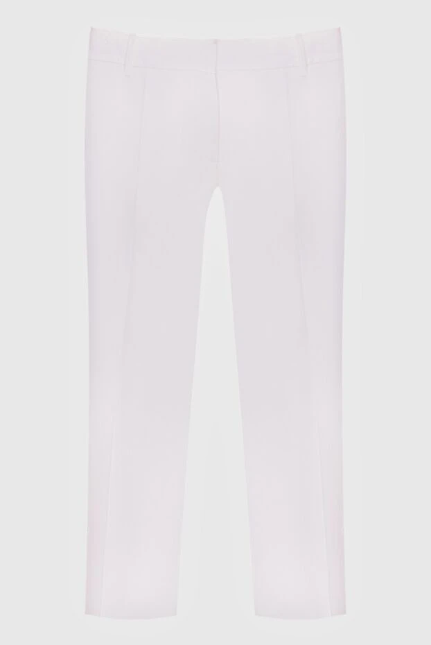 Valentino жіночі штани з віскози та шовку білі жіночі купити фото з цінами 168169 - фото 1