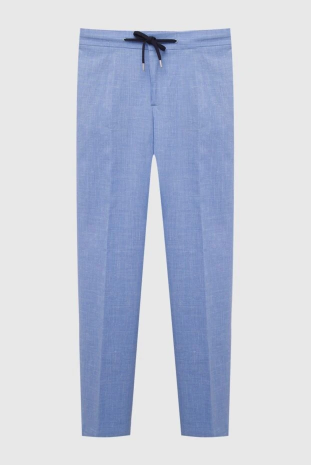 Cesare di Napoli мужские брюки голубые мужские купить с ценами и фото 168187 - фото 1