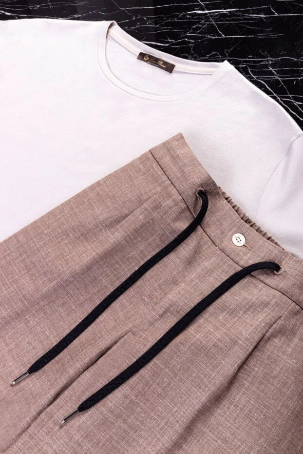 Cesare di Napoli men's brown pants 168189 - photo 2