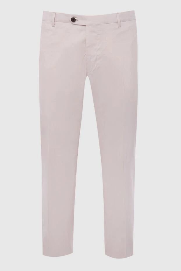 Cesare di Napoli мужские брюки бежевые мужские купить с ценами и фото 168190 - фото 1