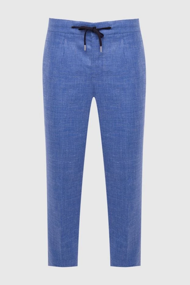 Cesare di Napoli мужские брюки синие мужские купить с ценами и фото 168193 - фото 1
