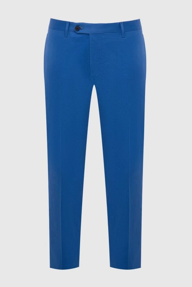 Cesare di Napoli мужские брюки голубые мужские купить с ценами и фото 168198 - фото 1