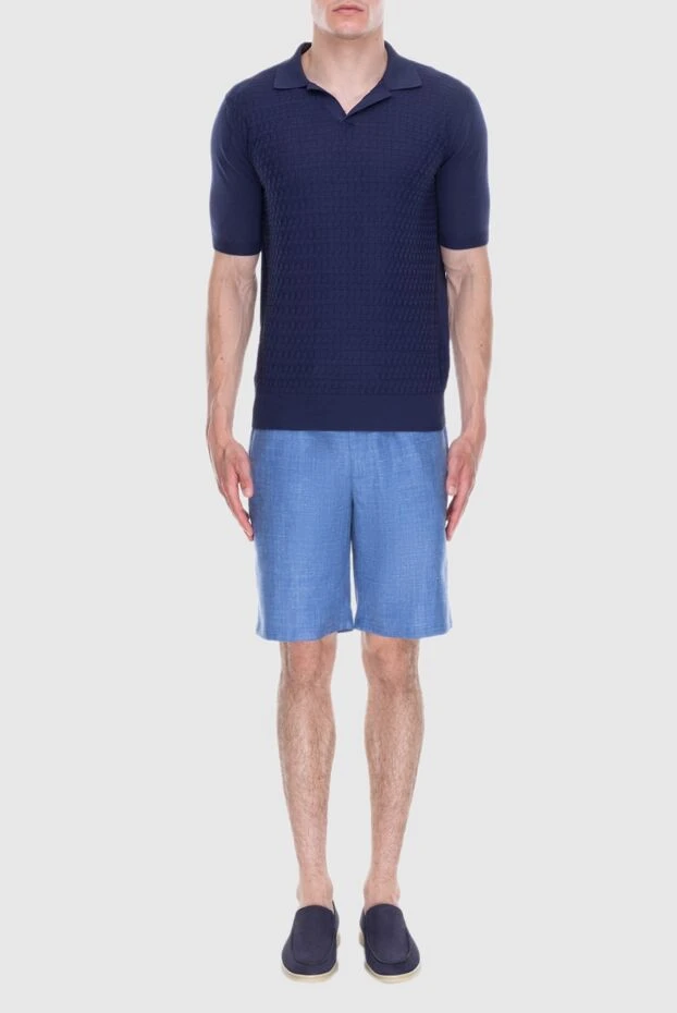 Cesare di Napoli man blue shorts for men buy with prices and photos 168206 - photo 2