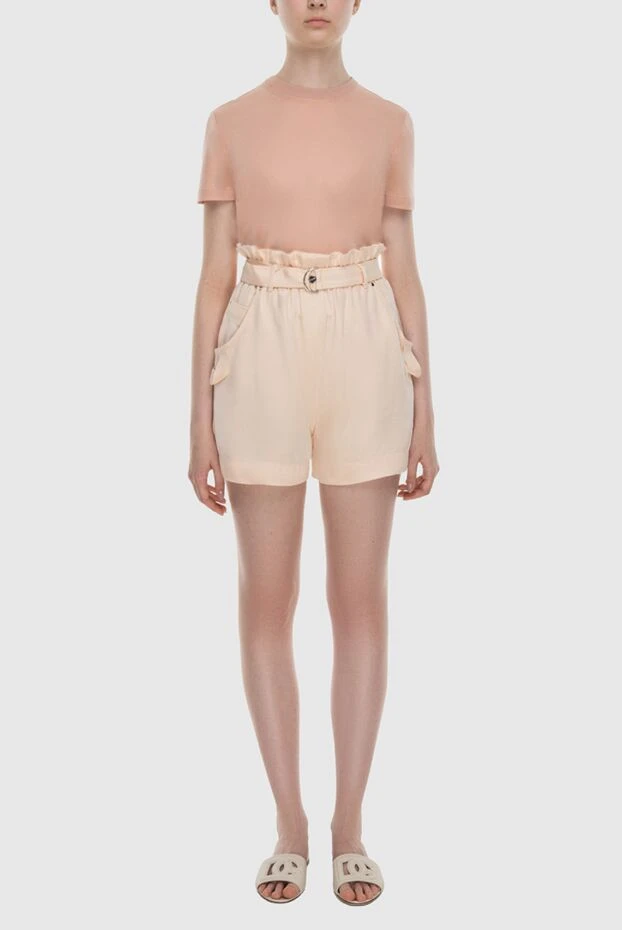 Max&Moi woman beige silk shorts for women 168241 - photo 2