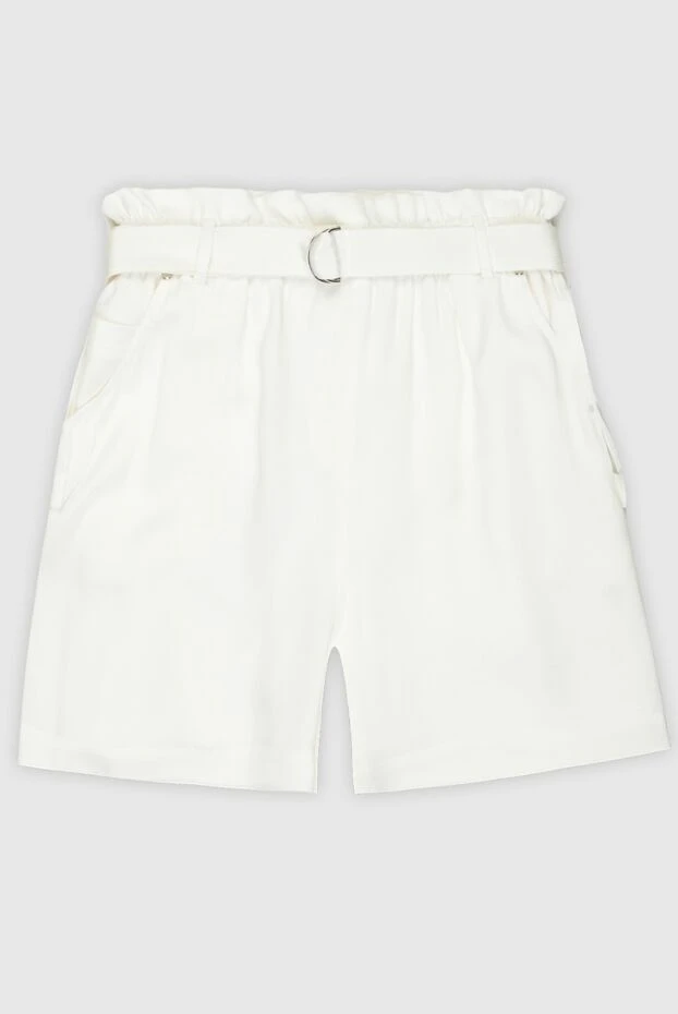 Max&Moi woman white silk shorts for women 168242 - photo 1