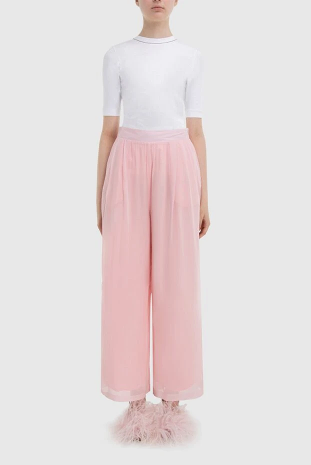 Max&Moi woman pink viscose trousers for women buy with prices and photos 168245 - photo 2