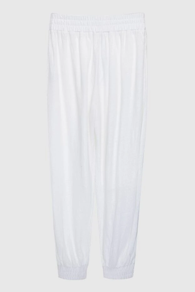 Max&Moi woman white linen trousers for women buy with prices and photos 168251 - photo 1