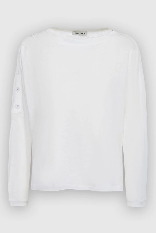 Max&Moi женские блуза из льна белая женская купить с ценами и фото 168252 - фото 1