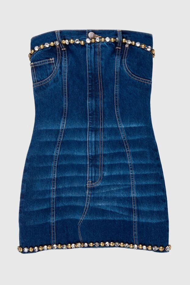 Area женские платье из хлопка синее женское купить с ценами и фото 168267 - фото 1