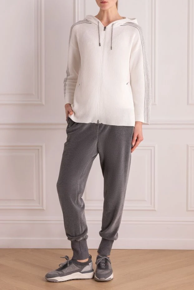 Panicale woman hoodie white for women 168283 - photo 2